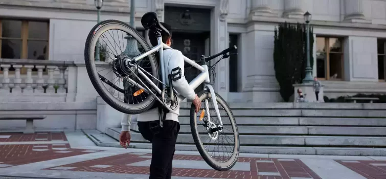 Porter vélo électrique batterie