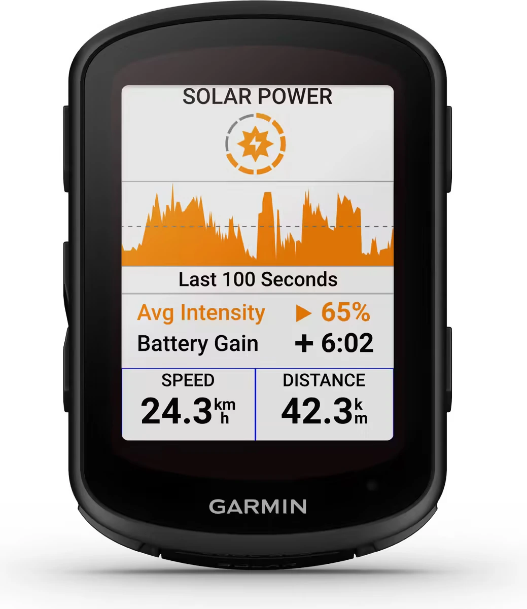 Compteur vélo Garmin Edge 840 Solar en promotion chez Alltricks