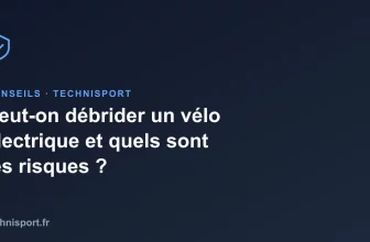 Peut-on débrider un vélo électrique et quels sont les risques ?