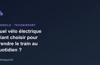 Quel vélo électrique pliant choisir pour prendre le train au quotidien ?