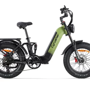 Cyrusher Kommoda 3.0 - profil du fat bike electrique en situation de test