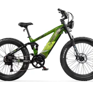 Cyrusher Ranger 2.0 - profil du fat bike electrique en situation de test