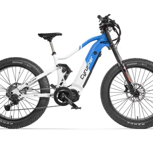 Cyrusher Trident - profil du fat bike electrique en situation de test