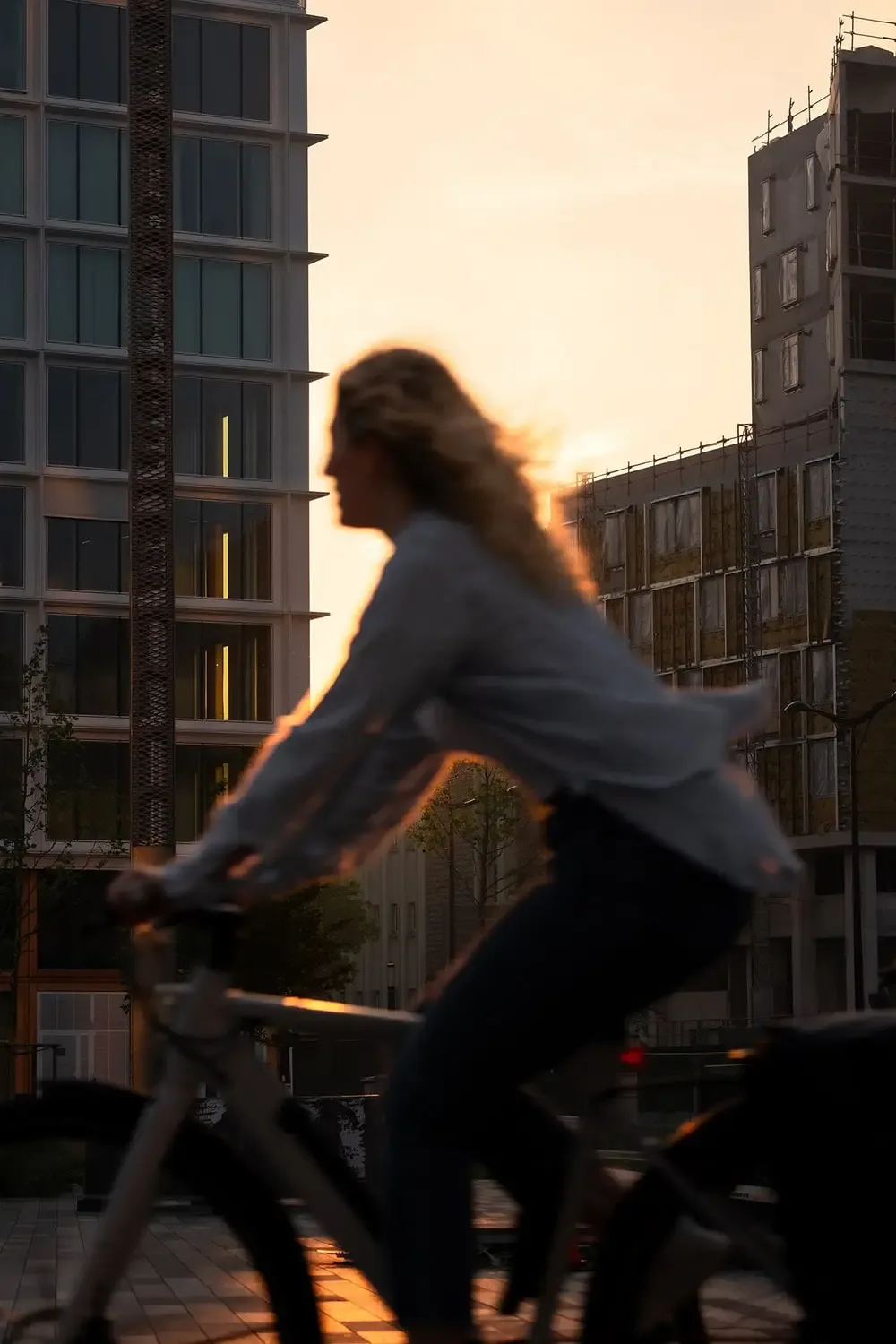 Ellipse Ellipse E1 - velo electrique connecte en ville en situation de test