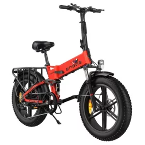 ENGWE Engine X - profil du fat bike electrique pliant en situation de test