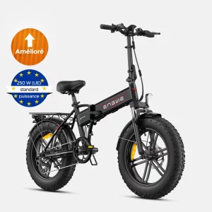 ENGWE EP-2 Boost - fat bike pliant electrique de profil en situation de test
