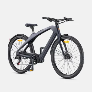 ENGWE N1 Pro - velo electrique urbain en carbone de profil en situation de test