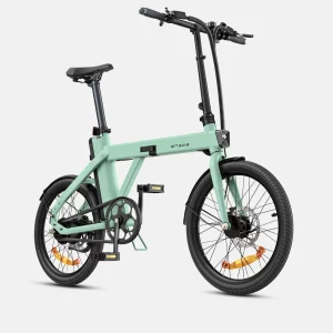 ENGWE P20 - velo electrique pliant de profil en situation de test