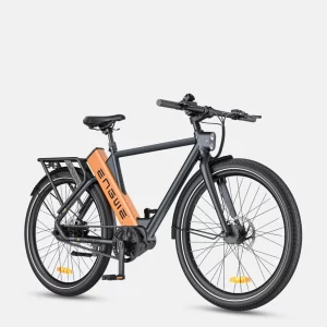 ENGWE P275 Pro - velo electrique urbain de profil en situation de test