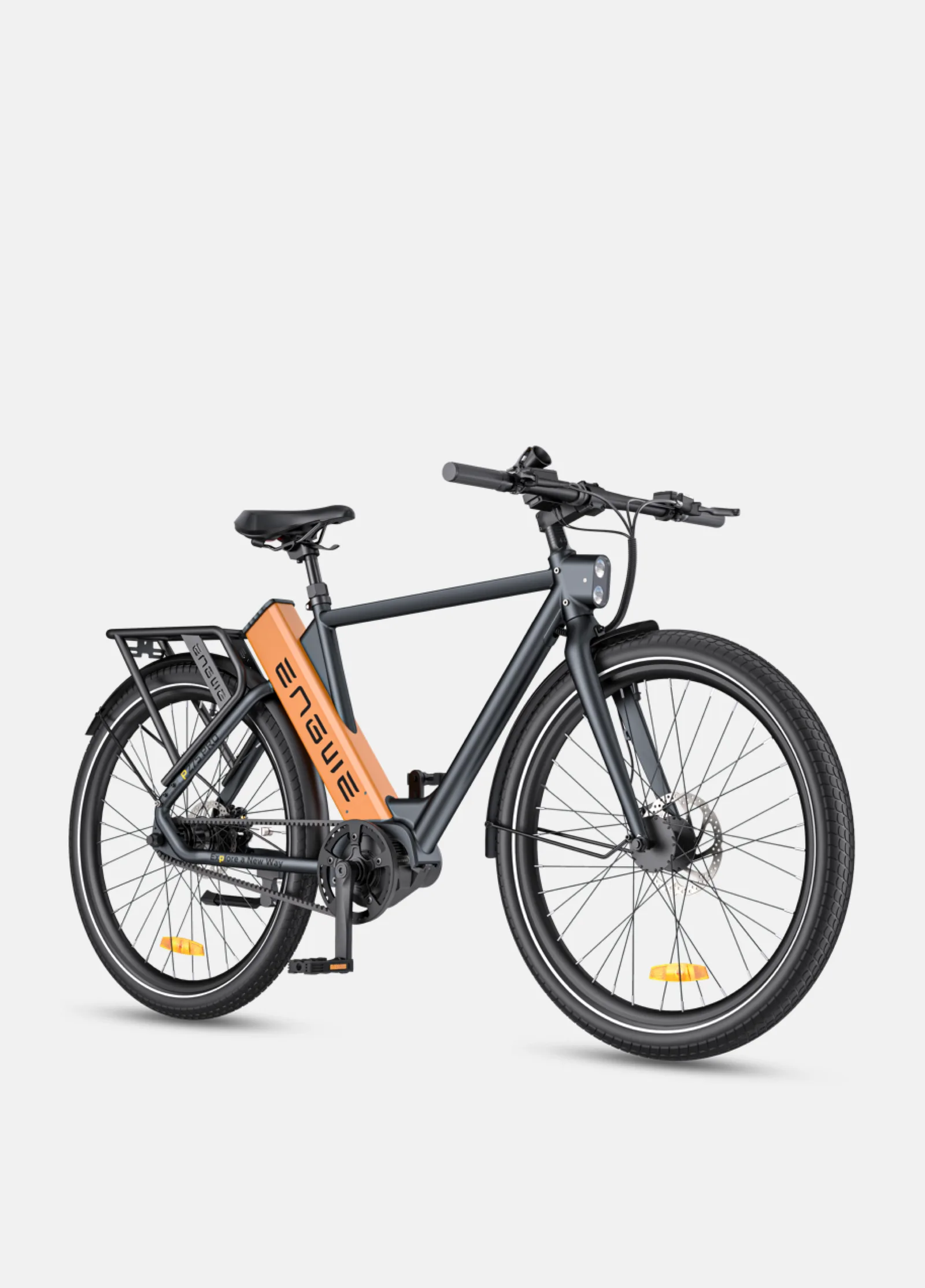 ENGWE P275 Pro - velo electrique urbain de profil en situation de test