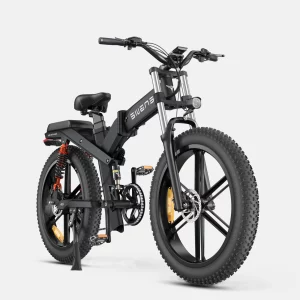 ENGWE X24 - fat bike electrique pliant de profil en situation de test