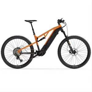 Lankeleisi GT800 - VTT electrique tout suspendu de profil en situation de test