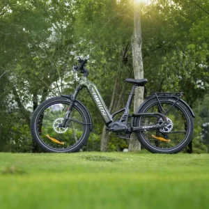 Lankeleisi KETT-8 - velo electrique urbain de profil en situation de test