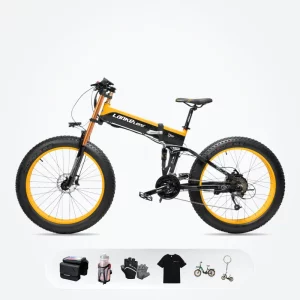 Lankeleisi XT750 PLUS - fat bike electrique 1000W en situation de test