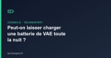 Peut-on laisser charger une batterie de VAE toute la nuit ?
