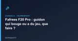 Fafrees F20 Pro : guidon qui bouge ou a du jeu, que faire ?
