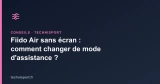 Fiido Air sans écran : comment changer de mode d&rsquo;assistance ?