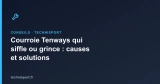 Courroie Tenways qui siffle ou grince : causes et solutions